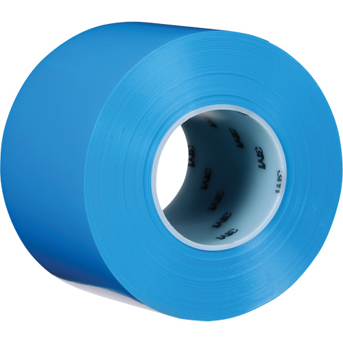 Ruban de marquage de planchers durable 971, 4" x 108', Vinyle, Bleu Canadian Safety Group Inc.