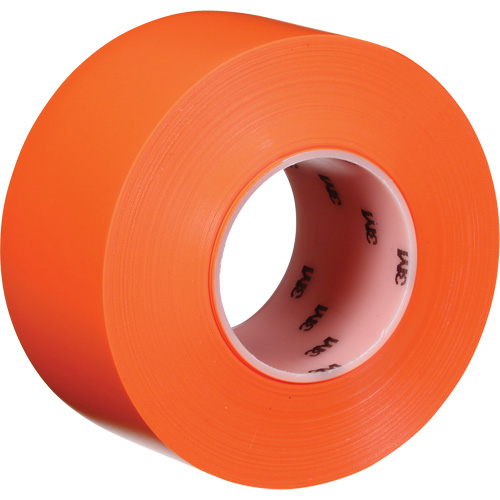Durable Floor Marking Tape 971, 3" x 108', Vinyl, Orange Canadian Safety Group Inc.
