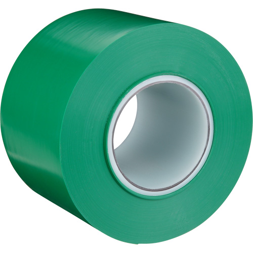 Durable Floor Marking Tape 971, 4" x 108', Vinyl, Green Canadian Safety Group Inc.