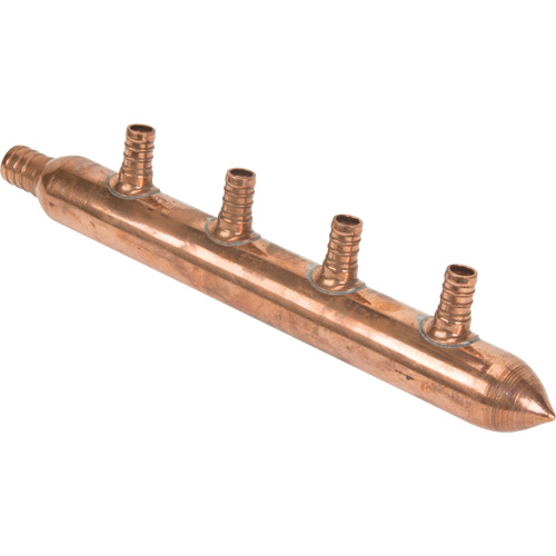 Four Branch Manifold, 3/4" Dia., Copper Canadian Safety Group Inc.