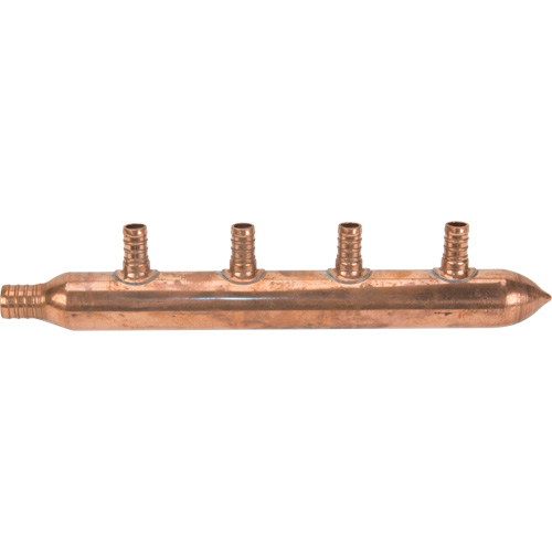 Four Branch Manifold, 3/4" Dia., Copper Canadian Safety Group Inc.