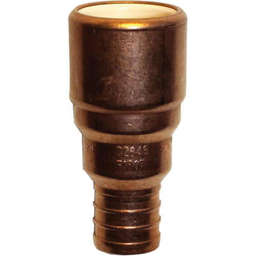 Adaptateur de tuyau, Embout femelle x PEX cannel&eacute;, 3/4" dia., Cuivre/PVC-C Canadian Safety Group Inc.