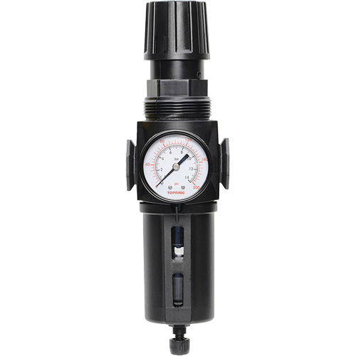 Manual Drain Filter/Regulator with Standard Bowl Modulair 300, 1/4" NPT, 150 PSI, 5.1 fl. oz. Capacity Canadian Safety Group Inc.