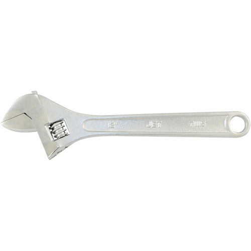AW-12 Adjustable Wrench, 12" L, 1-1/2" Max Width, Chrome Canadian Safety Group Inc.