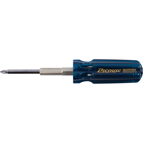 The Mariner Multibit Screwdriver, 6" L, Plastic Handle Canadian Safety Group Inc.