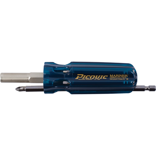 The Mariner Multibit Screwdriver, 6" L, Plastic Handle Canadian Safety Group Inc.