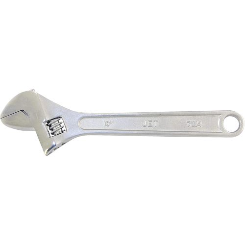 AW-10 Adjustable Wrench, 10" L, 1-1/4" Max Width, Chrome Canadian Safety Group Inc.