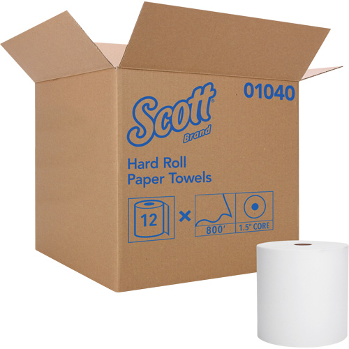 Scott&reg; Essential Hard Roll Towels, 1 Ply, Standard, 800' L Canadian Safety Group Inc.