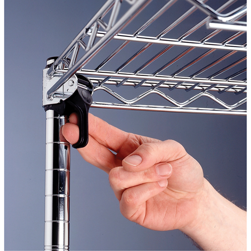 Super Adjustable Super Erecta Shelf&reg;, Add-On Kit, 5 Tiers, 36" W x 86-5/8" H x 24" D Canadian Safety Group Inc.