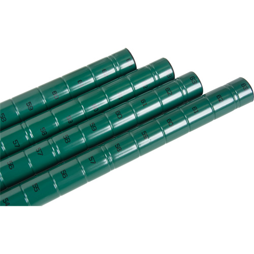 Heavy-Duty Green Epoxy Finish Wire Shelving Post Canadian Safety Group Inc.