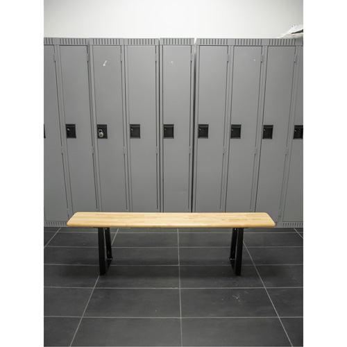 Locker Room Bench, Wood, 48" L x 9-1/2" W x 16-1/2" H Canadian Safety Group Inc.
