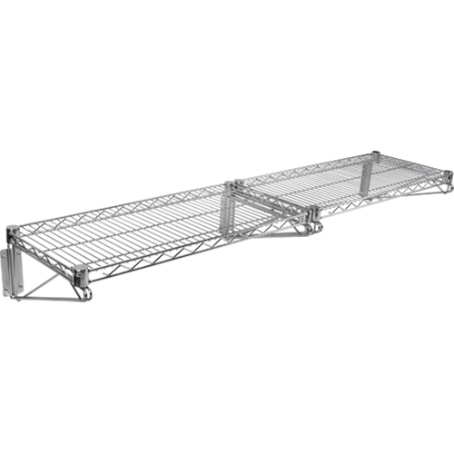 Ensemble d'&eacute;tag&egrave;re murale en treillis, Double Support, 200 lb Capacit&eacute;, 14" p Canadian Safety Group Inc.