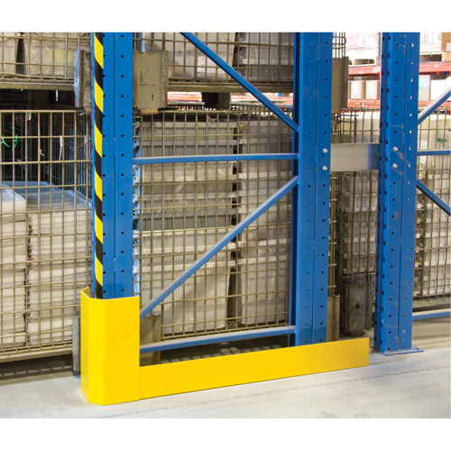 Protecteurs d'all&eacute;es de rayonnages, 3" la x 56" lo x 16" h, Jaune s&eacute;curit&eacute; OSHA Canadian Safety Group Inc.