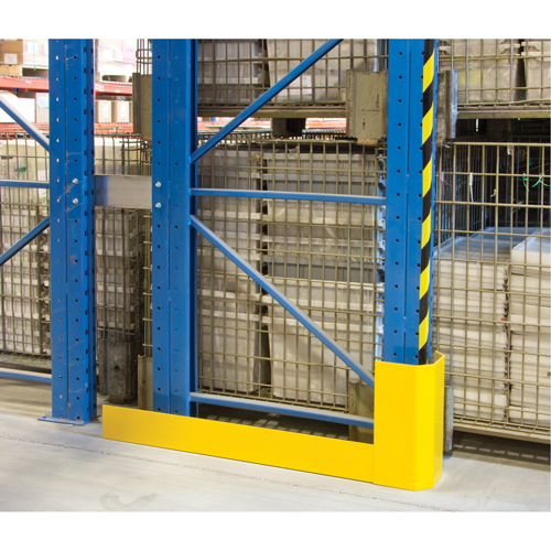 Protecteurs d'all&eacute;es de rayonnages, 3" la x 56" lo x 16" h, Jaune s&eacute;curit&eacute; OSHA Canadian Safety Group Inc.
