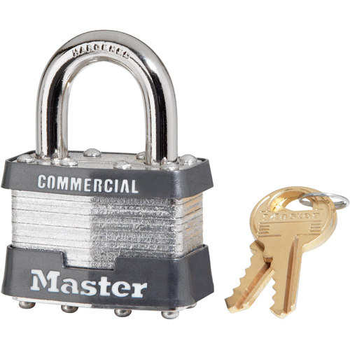 Cadenas commerciaux, Cl&eacute;s diff&eacute;rentes, Acier lamin&eacute;, Largeur de 1-9/16" Canadian Safety Group Inc.