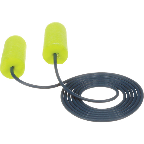Bouchons d'oreilles d&eacute;tectables E-A-Rsoft, Avec cordon, R&eacute;gulier, Vrac - Sac en poly, NRR dB 32 Canadian Safety Group Inc.