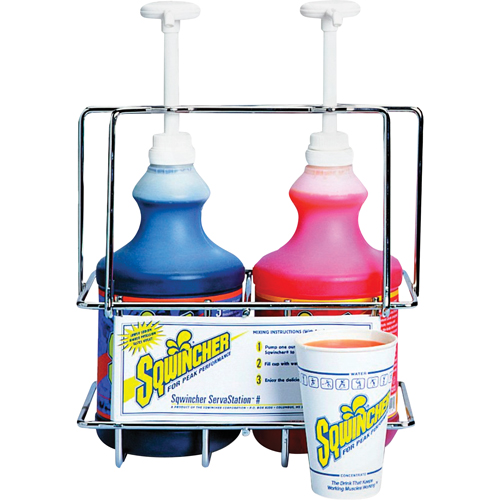 Sqwincher&reg; ServaStations&reg; Wall Mount Rack Canadian Safety Group Inc.