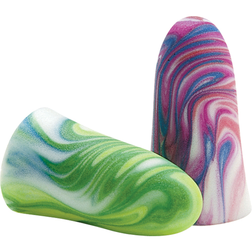 SparkPlugs&reg; Multi-Coloured Foam Earplugs, Bulk - Box Canadian Safety Group Inc.