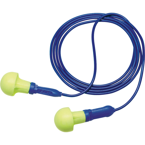 Bouchons d'oreilles d&eacute;tectables E-A-R Push-ins, Avec cordon, Taille unique, Vrac - Sac en poly, NRR dB NRR 28 dB Canadian Safety Group Inc.