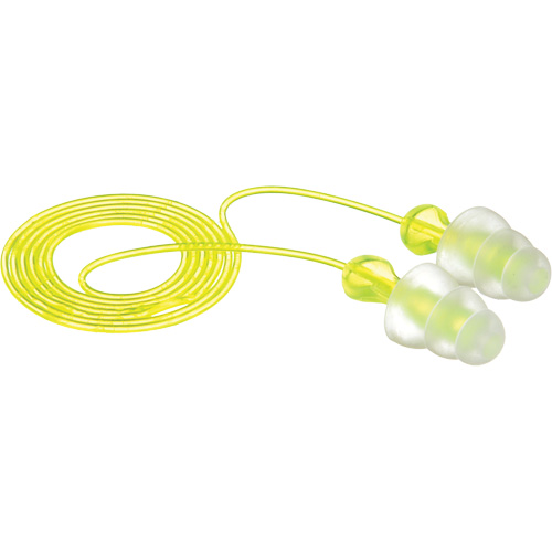 Bouchons d'oreilles r&eacute;utilisables &agrave; trois brides E-A-R, Avec cordon, Vrac - Sac en poly, 26 dB NRR, Taille unique Canadian Safety Group Inc.