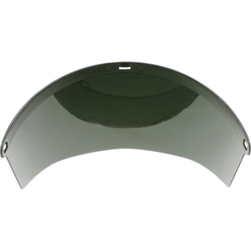 &eacute;cran facial moul&eacute;, Polycarbonate, Teinte Vert Canadian Safety Group Inc.