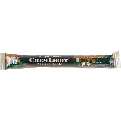 6" Cyalume&reg; Lightsticks, Green, 12 hrs. Duration Canadian Safety Group Inc.