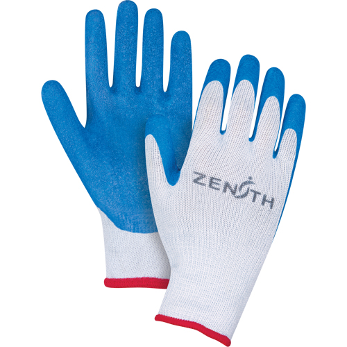 Gants enduits tricot&eacute; sans couture en caoutchouc naturel, 9/Grand, R&ecirc;vetement Latex de caoutchouc, Calibre 10, Enveloppe en Polyester/Coton Canadian Safety Group Inc.