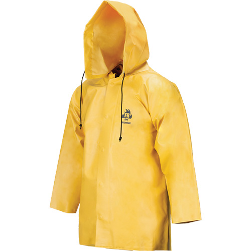 Manteau imperm&eacute;able Neo-slick r&eacute;sistant aux produits chimiques & &agrave; l'acide, 4T-Grand, Jaune, N&eacute;opr&egrave;ne Canadian Safety Group Inc.
