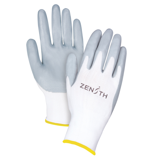 Gants l&eacute;gers enduits et respirants, 11/2T-Grand, R&ecirc;vetement Mousse de nitrile, Calibre 13, Enveloppe en Polyester Canadian Safety Group Inc.