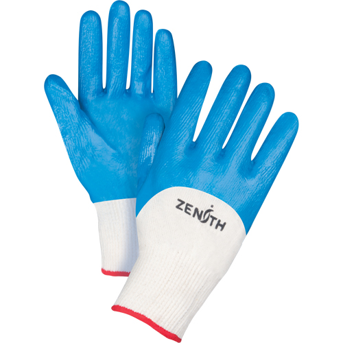 Gants enduits et tricot&eacute;s sans coutures de poids moyen, 7/Petit, R&ecirc;vetement Nitrile, Calibre 13, Enveloppe en Coton Canadian Safety Group Inc.