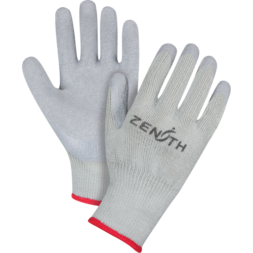 Gants enduits &agrave; doublure confortable en caoutchouc naturel, 10/T-Grand, R&ecirc;vetement Latex de caoutchouc, Calibre 10, Enveloppe en Polyester/Coton Canadian Safety Group Inc.
