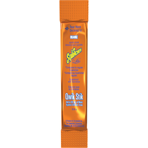 Sqwincher&reg; ZERO&reg; Qwik Stik Rehydration Drink, Powder, Orange Canadian Safety Group Inc.