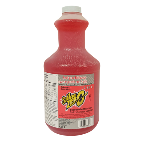 Sqwincher&reg; ZERO&reg; Rehydration Drink, Concentrate, Fruit Punch Canadian Safety Group Inc.