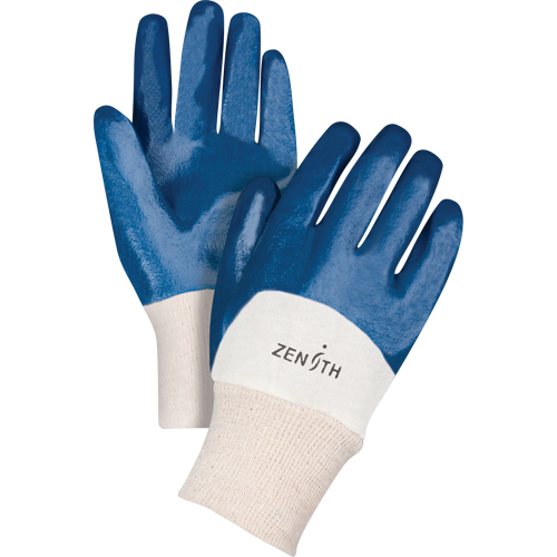 Gants &agrave; doublure interlock de poids moyen, 8/Moyen, R&ecirc;vetement Nitrile, Enveloppe en Coton Canadian Safety Group Inc.