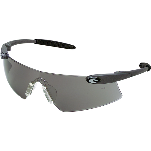 Lunettes de s&eacute;curit&eacute; Desperado, Lentille Grise/fum&eacute;e, Anti-&eacute;gratignures, ANSI Z87+/R&eacute;pond ou surpasse la norme CSA Z94.3 Canadian Safety Group Inc.