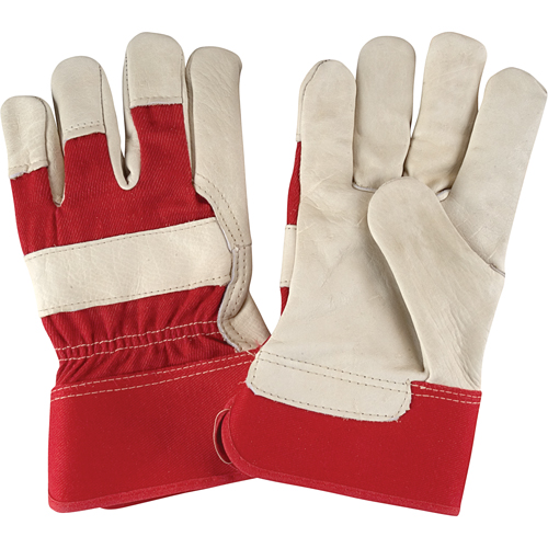 Gants d'ajusteur &agrave; paume s&egrave;che de premi&egrave;re qualit&eacute;, Grand, Paume en Cuir fleur de vache, Doublure en Coton Canadian Safety Group Inc.