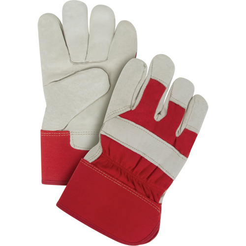 Gants d'ajusteur doubl&eacute;s pour l'hiver &agrave; chaleur sup&eacute;rieure, Grand, Paume en Cuir fleur de porc, Doublure en Thinsulate Canadian Safety Group Inc.
