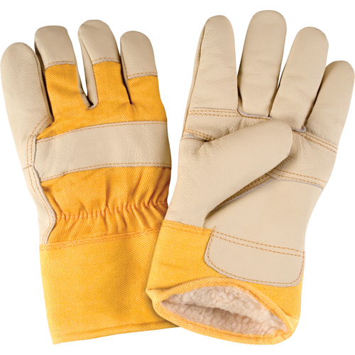 Gants d'ajusteur doubl&eacute;s pour l'hiver d'usage standard, T-Grand, Paume en Cuir fleur de vache, Doublure en Boa Canadian Safety Group Inc.