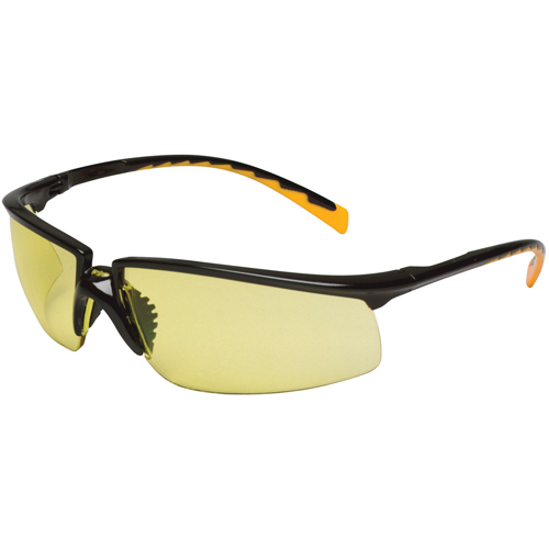 Lunettes de s&eacute;curit&eacute; Privo, Lentille Ambr&eacute;e, Antibu&eacute;e, R&eacute;pond ou surpasse la norme CSA Z94.3 Canadian Safety Group Inc.