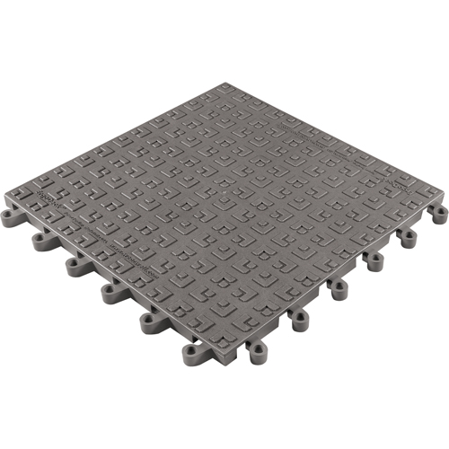 Tapis ErgoDeck Soft No 566, PVC, 1-1/2' la c, 1-1/2' lo, 7/8" &eacute;paisseur, Charbon Canadian Safety Group Inc.