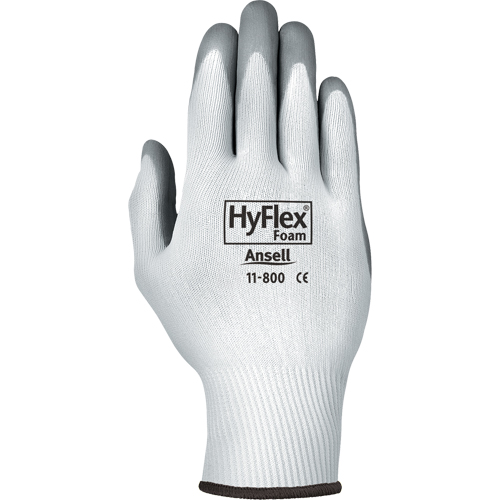 Gants Hyflex 11-800, 10/T-Grand, R&ecirc;vetement Mousse de nitrile, Calibre 15, Enveloppe en Nylon Canadian Safety Group Inc.