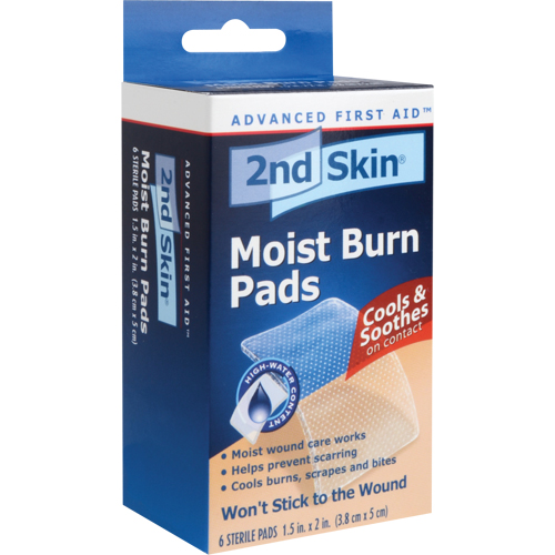 2nd Skin&reg; Moist Burn Pads, 1-1/2" x 2", Class 2 Canadian Safety Group Inc.