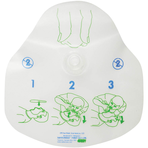 CPR Protective Device, Single Use Faceshield, Class 2 Canadian Safety Group Inc.