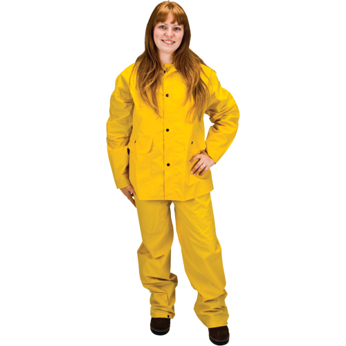 RZ100 Rain Suit, Polyester/PVC, Small, Yellow Canadian Safety Group Inc.