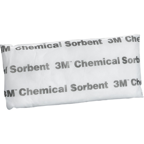 Tampons adsorbants pour produits chimiques, Universel, 15" lo x 7" la, 11,8 gal. absorption/pqt Canadian Safety Group Inc.