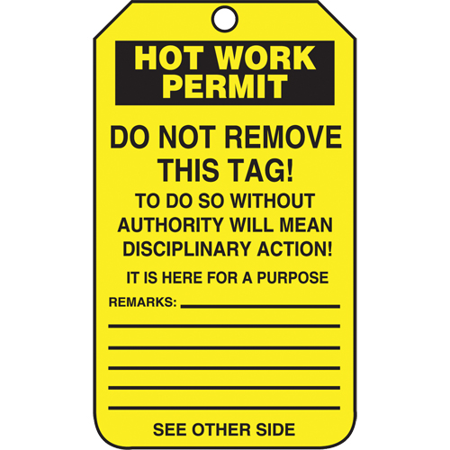 Inspection Tags, Cardstock, 3-1/8" W x 5-7/8" H, English Canadian Safety Group Inc.