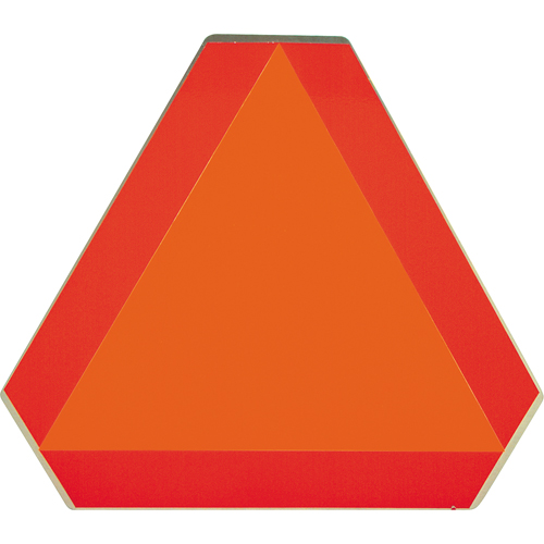 Panneaux de signalisation pour v&eacute;hicules lents, Aluminium, 16" la x 16" h Canadian Safety Group Inc.
