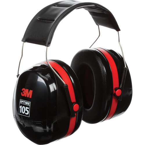 Peltor Optime 105 Series Earmuffs, Headband, 30 NRR dB Canadian Safety Group Inc.