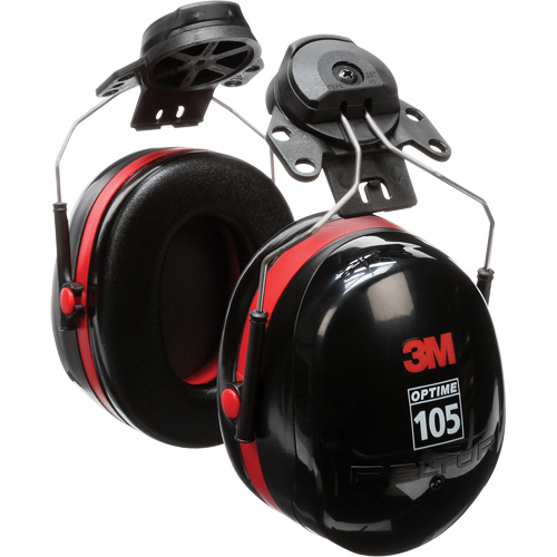 Peltor Optime 105 Series Earmuffs, Cap Mount, 27 NRR dB Canadian Safety Group Inc.