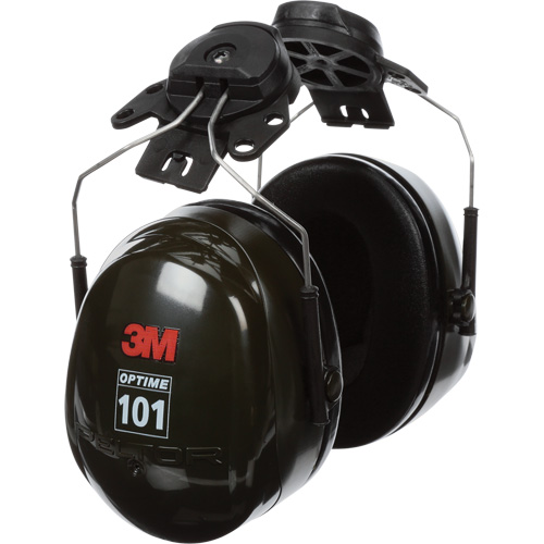 Serres-t&ecirc;tes de s&eacute;rie Peltor Optime 101, Fixation pour casque, 24 NRR dB Canadian Safety Group Inc.